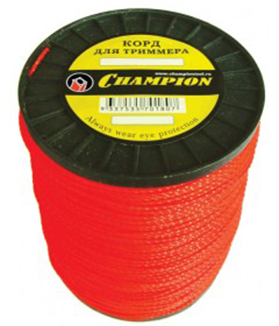 Корд триммерный Champion Square Twist DUO 3,0мм*28м (витой квад)