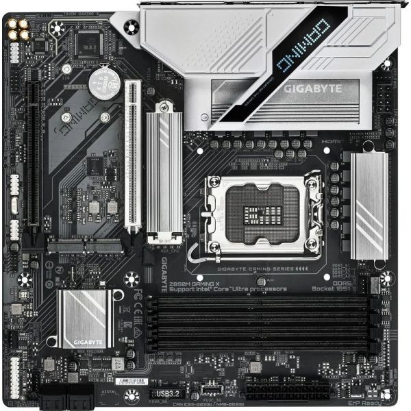 Материнская плата Gigabyte Z890M GAMING X Socket-1851, Intel Z890, mATX, Ret