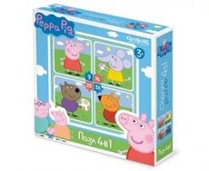 Пазл Origami 36 4 в 1 Peppa Pig На прогулке 01598
