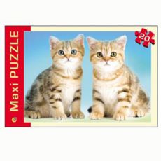 Пазл Рыжий кот 20 эл. МАКСИ Котята ПМ-3850