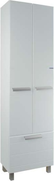 Шкаф-пенал напольный AQUATON Альтаир 418-3 White с дефектом